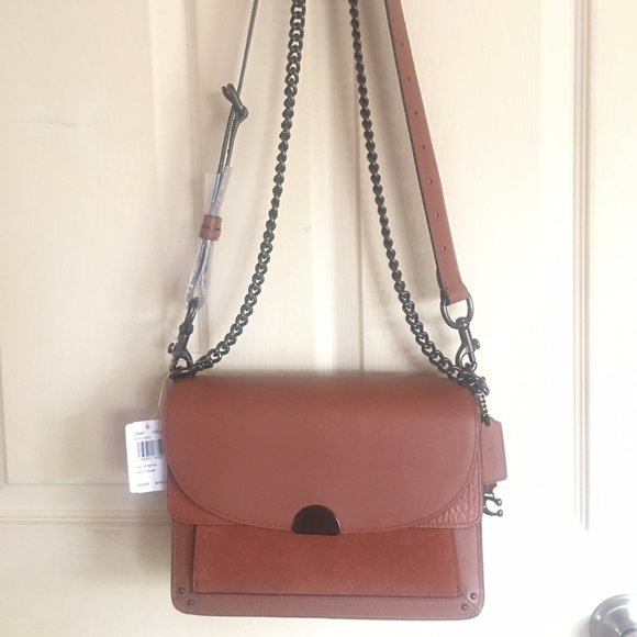 **SOLD**Coach Dreamer Mixed Leather Crossbody Bag! - Picture 2 of 8